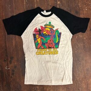 Graphic Raglan Tee - 'Friend To All Creatures'